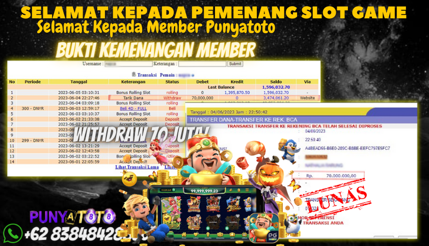 Bukti JP Slot Pragmatic Play Punyatoto -Sweet Bonanza