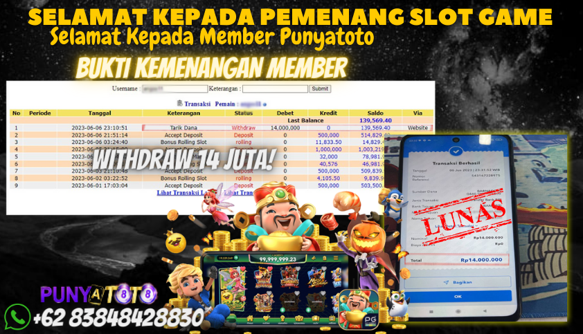 Bukti JP Slot Pragmatic Play Punyatoto -Thor Megaways