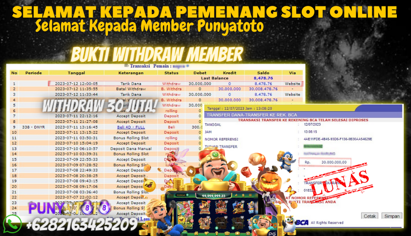 Bukti JP Slot Pragmatic Play Punyatoto - Sweet Bonanza