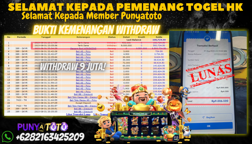 Bukti JP Togel Online - Togel Hongkong